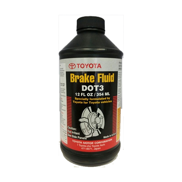 روغن ترمز تویوتا DOT3 حجم 350 میلی لیتر Toyota Genuine Brake Fluid DOT3 354ml